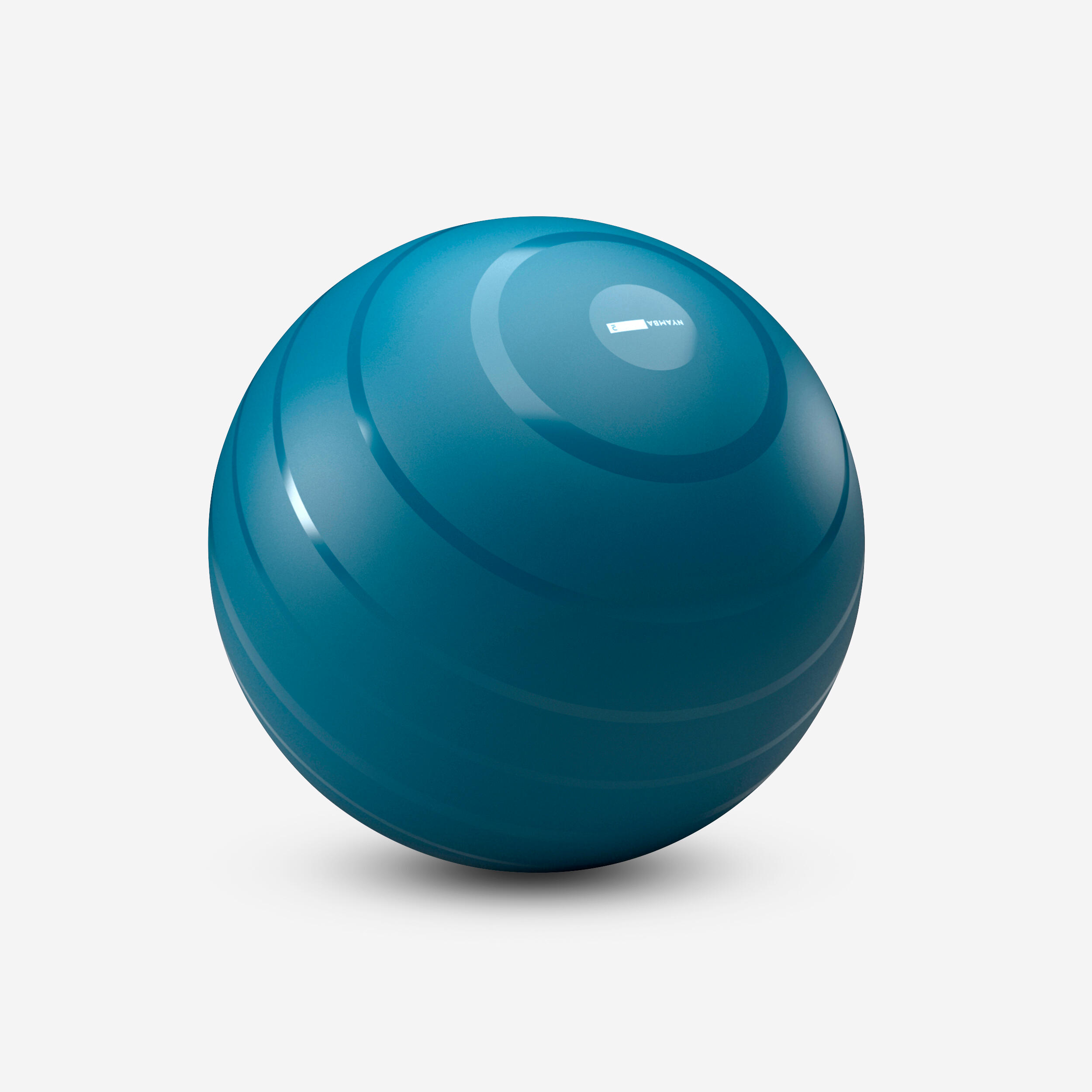 Domyos - Gym Ball Résistant Taille 1 / 55 Cm - Bleu - Swiss Ball - Materiel Yoga / Pilates - Bleu-vert - 38 S - Decathlon