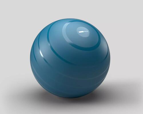 DOMYOS SWISS BALL BASIC SMALL BLEU VERT