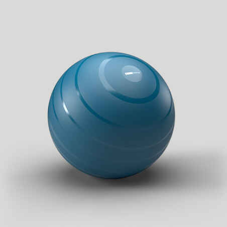 Swiss ball - Ballon de gym 75cm bleu - GORILLA SPORTS - Usage