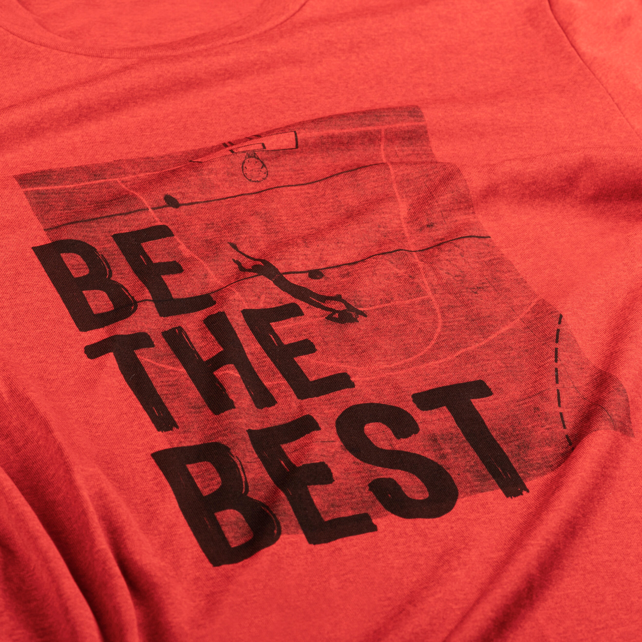 Dětské basketbalové tričko TS500 Fast červené Be The Best 2/6