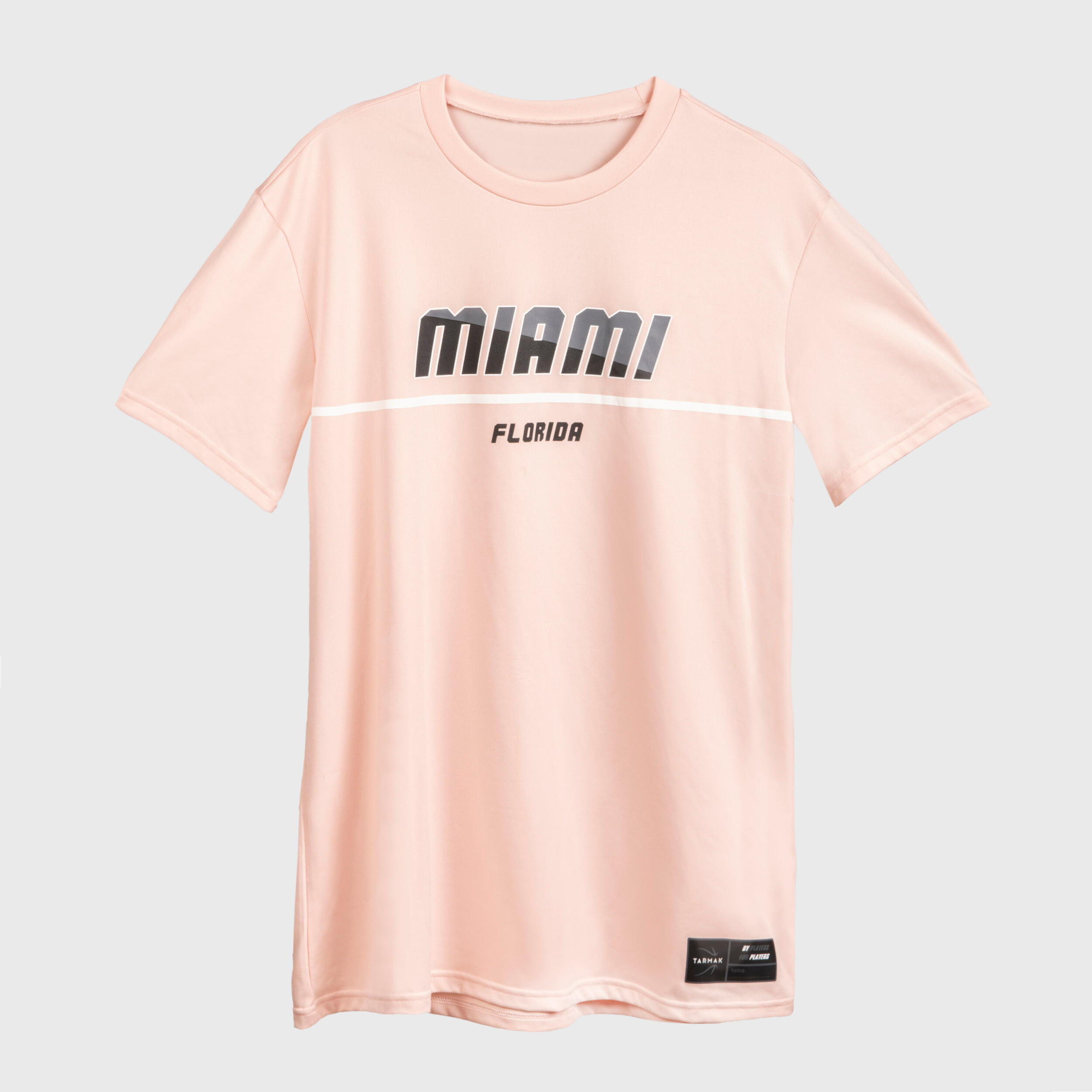 

Men's Basketball T-Shirt / Jersey TS500 Fast - Pink Miami -  By TARMAK | Decathlon