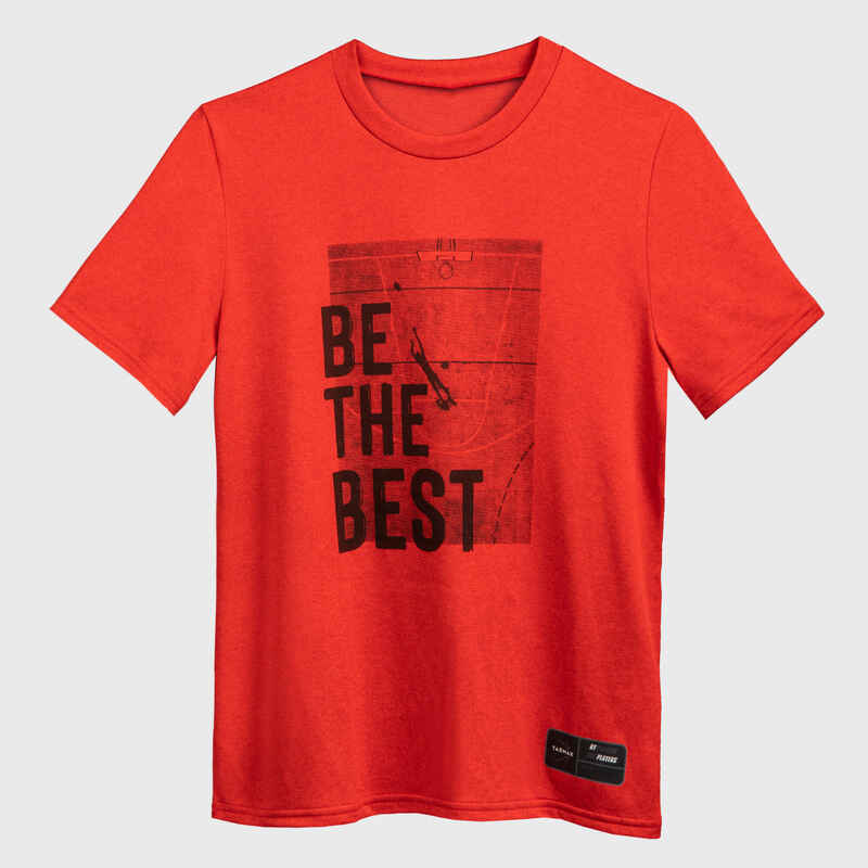 Basketballshirt TS500 Fast Be The Best Kinder rot Basketballshirt TS500 Fast Be The Best Kinder rot