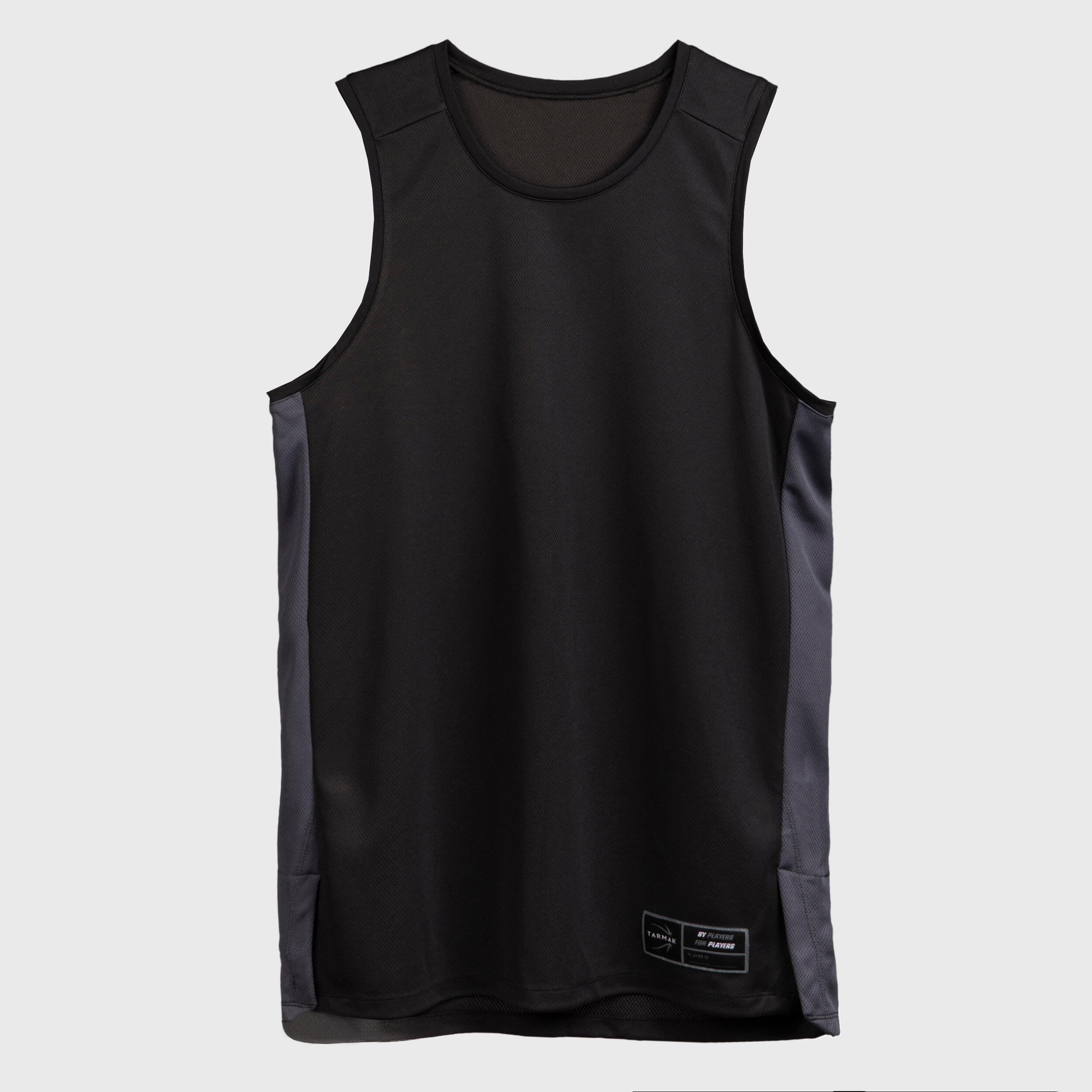 Men's Sleeveless Basketball Jersey T500 - Black 2/8