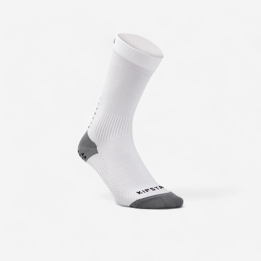 CHAUSSETTES DE FOOTBALL COURTES ADHERENTES VIRALTO II MiD BLANC