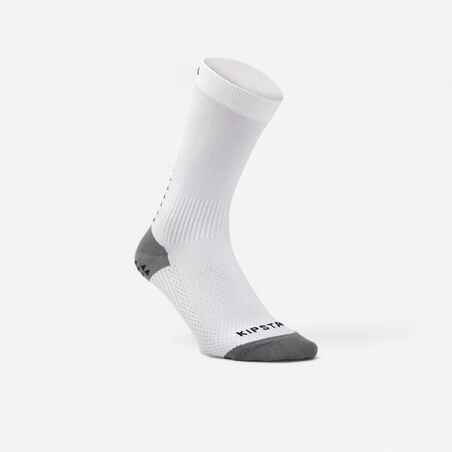 Short Grippy Football Socks Viralto MiD - White