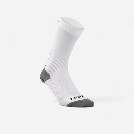 Short Grippy Football Socks Viralto MiD - White