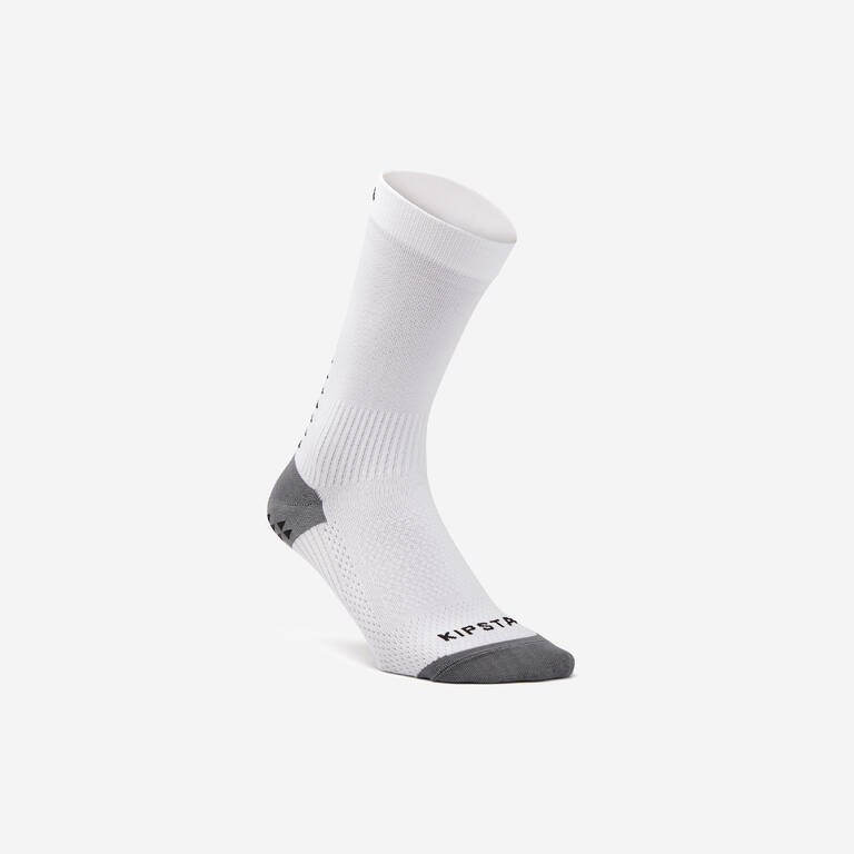 Short Grippy Football Socks Viralto MiD - White