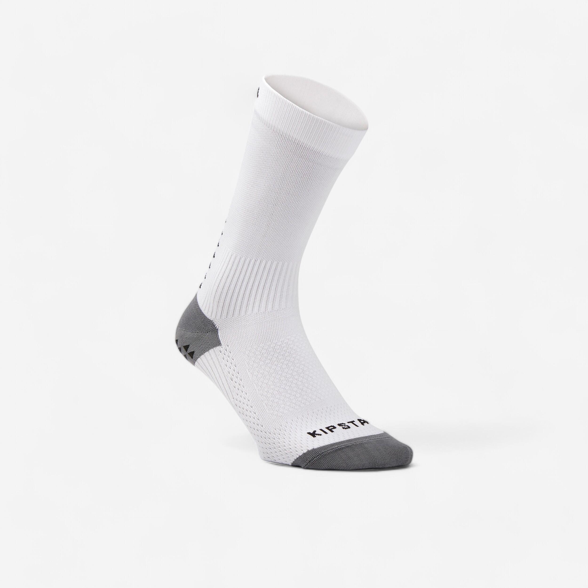 VIRALTO II MiD WHITE ADHERENT SHORT FOOTBALL SOCKS