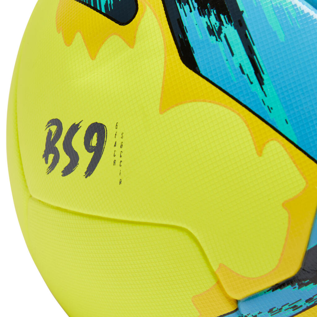 Nogometna lopta BS9 veličina 5 toplinski lijepljena žuta 