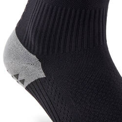 Short Grippy Football Socks Viralto MiD - Black