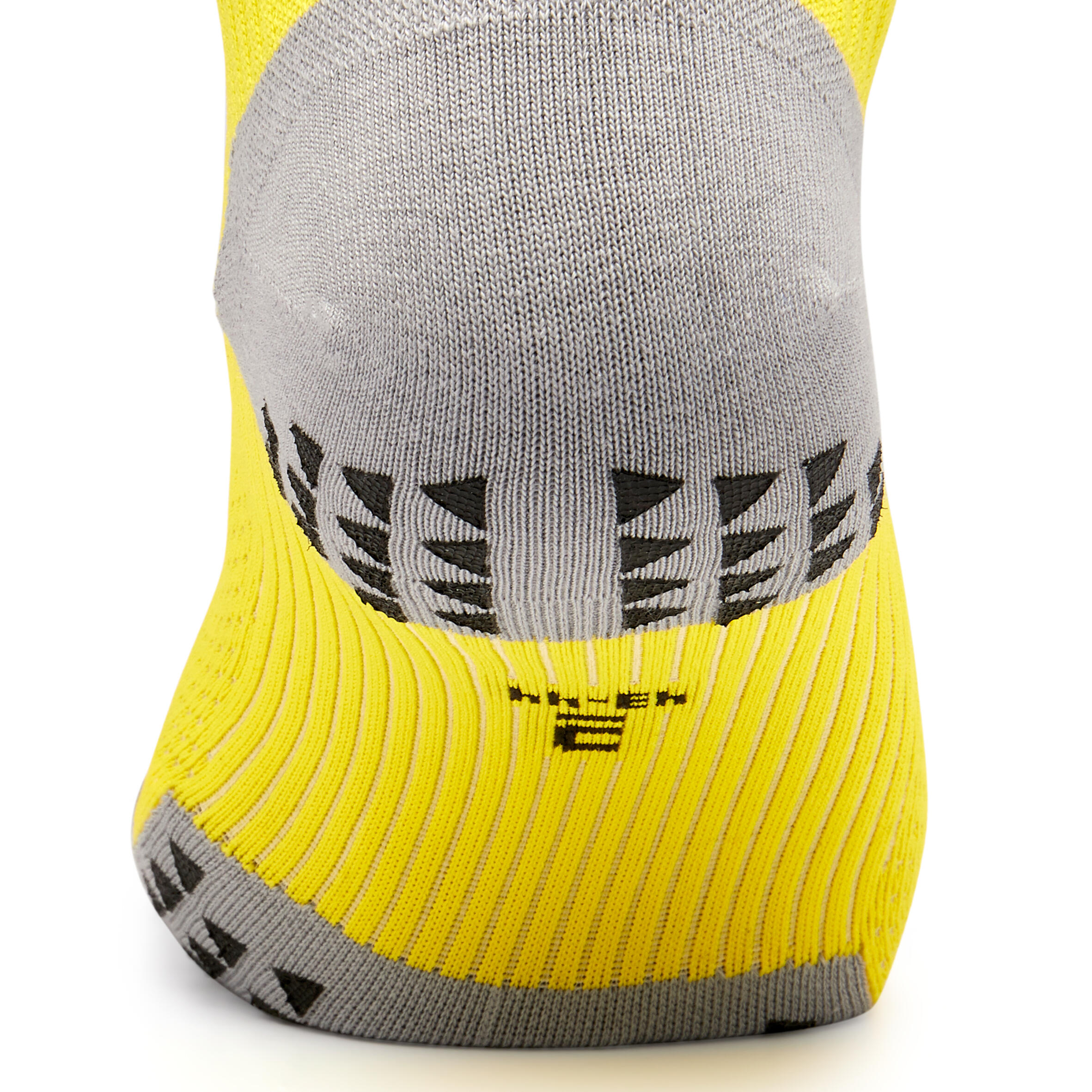 Mid-Rise Grippy Football Socks Viralto MiD II - Yellow 3/5