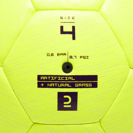 Hybrid Football F500 Light Size 4 - Yellow