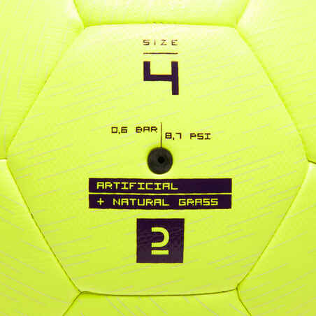 Hybrid Football F500 Light Size 4 - Yellow