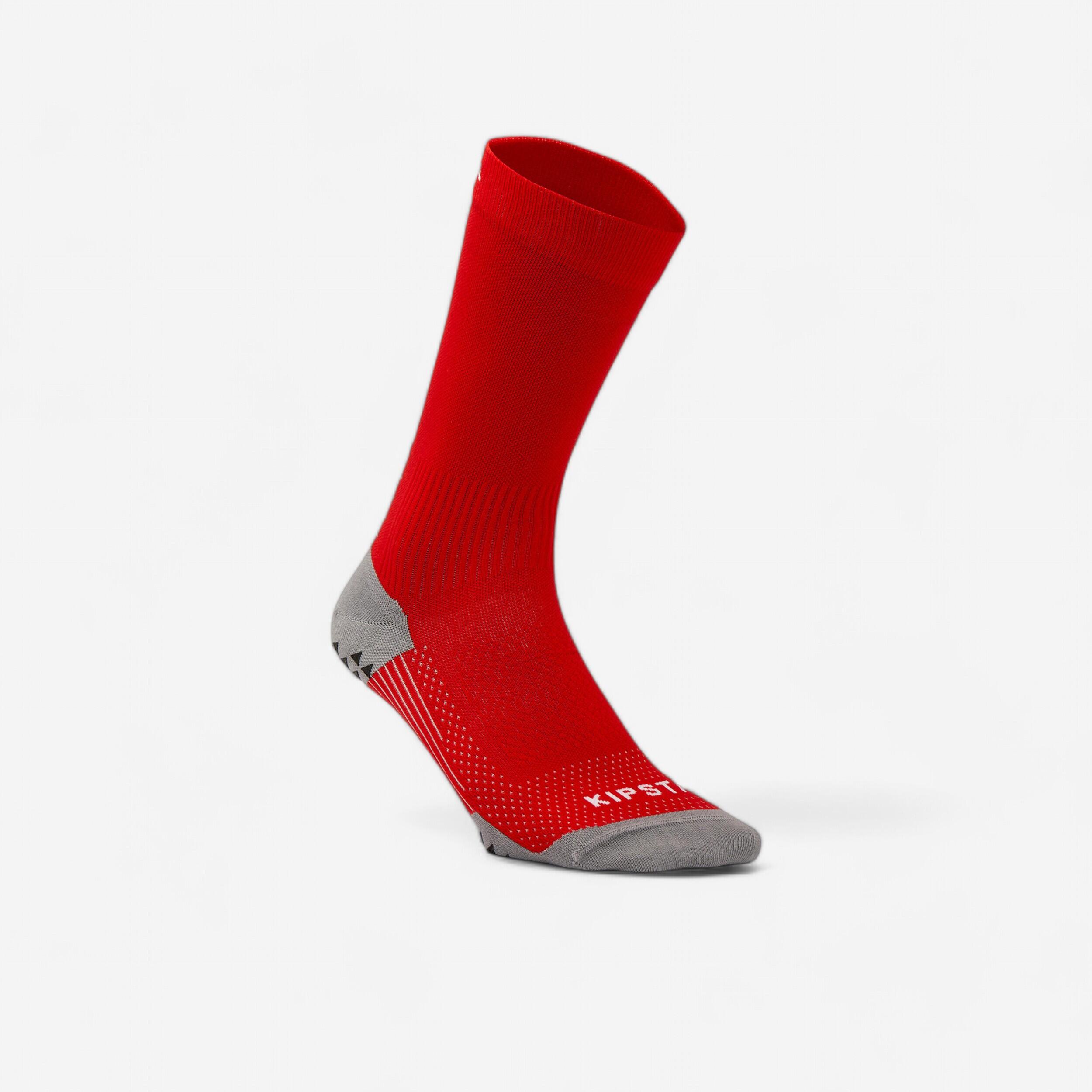 Kipsta - Chaussettes De Football Courtes Adherentes Viralto Ii Mid Rouge - Chaussettes - Football / Futsal / Sepak - Rouge - 39/42 - Decathlon