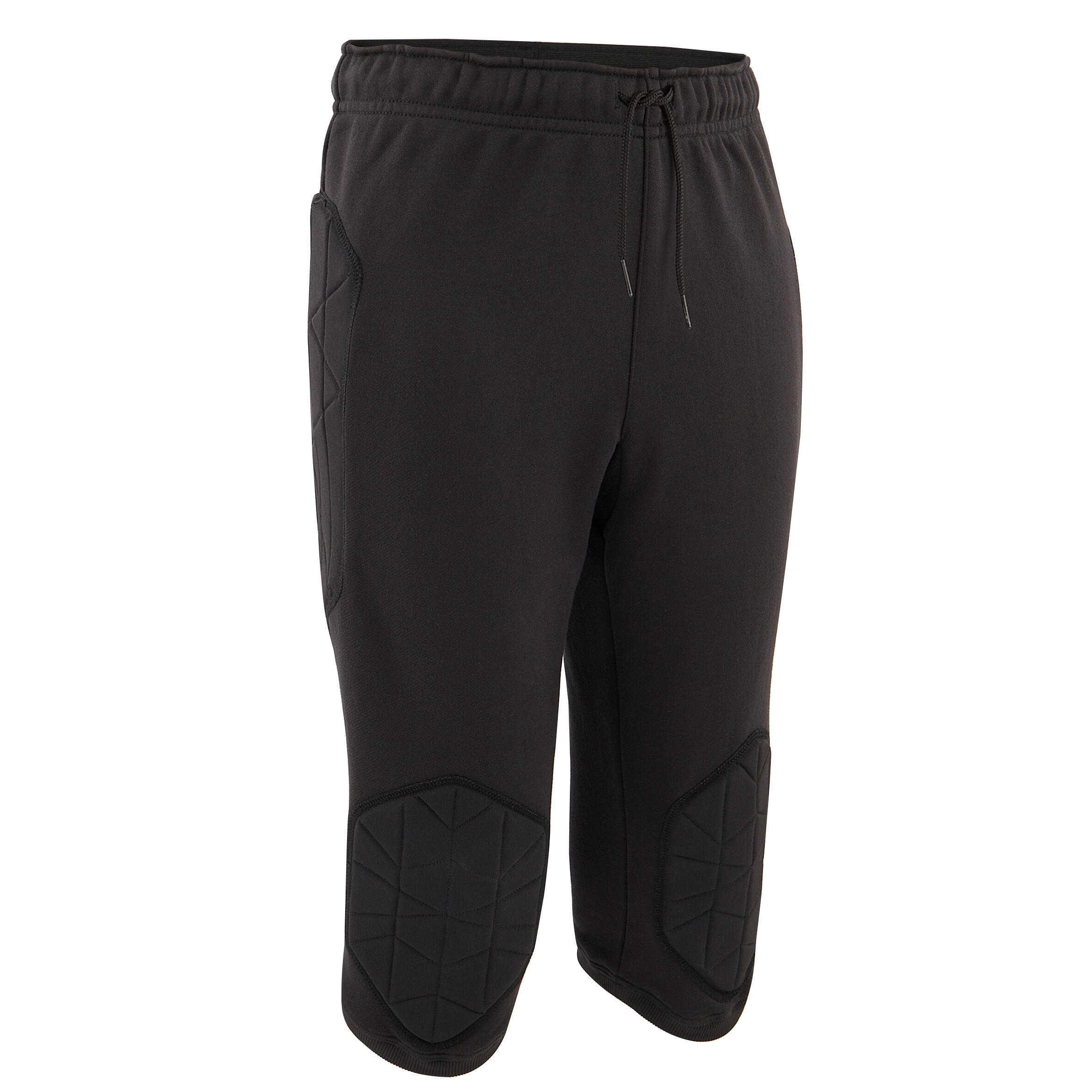 F100 Kids' Goalkeeper Cropped Bottoms - Black 1/6