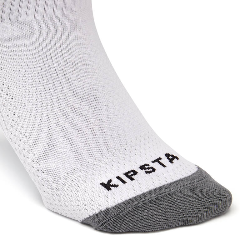 Short Grippy Football Socks Viralto MiD - White