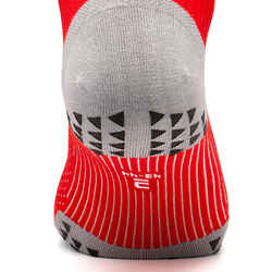 Short Grippy Football Socks Viralto MiD - Red