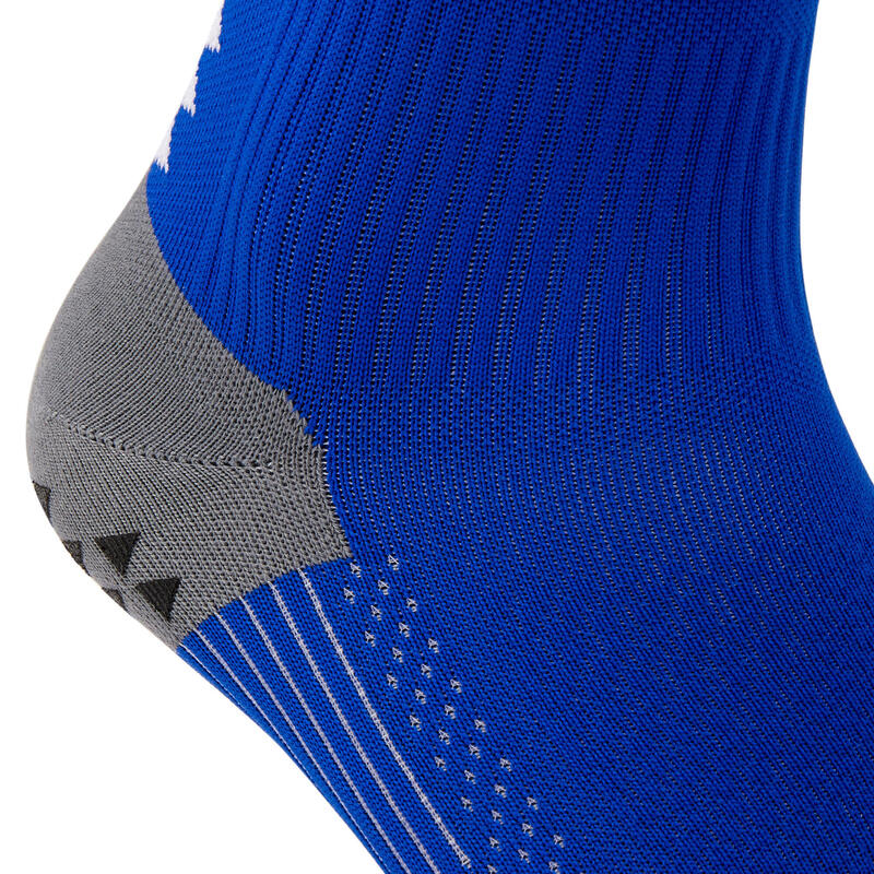 Damen/Herren Fussball Socken halbhoch rutschfest - Viralto II Mid blau