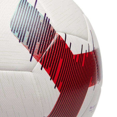 BALLON DE FOOTBALL HYBRIDE F500 LIGHT TAILLE 5 BLANC