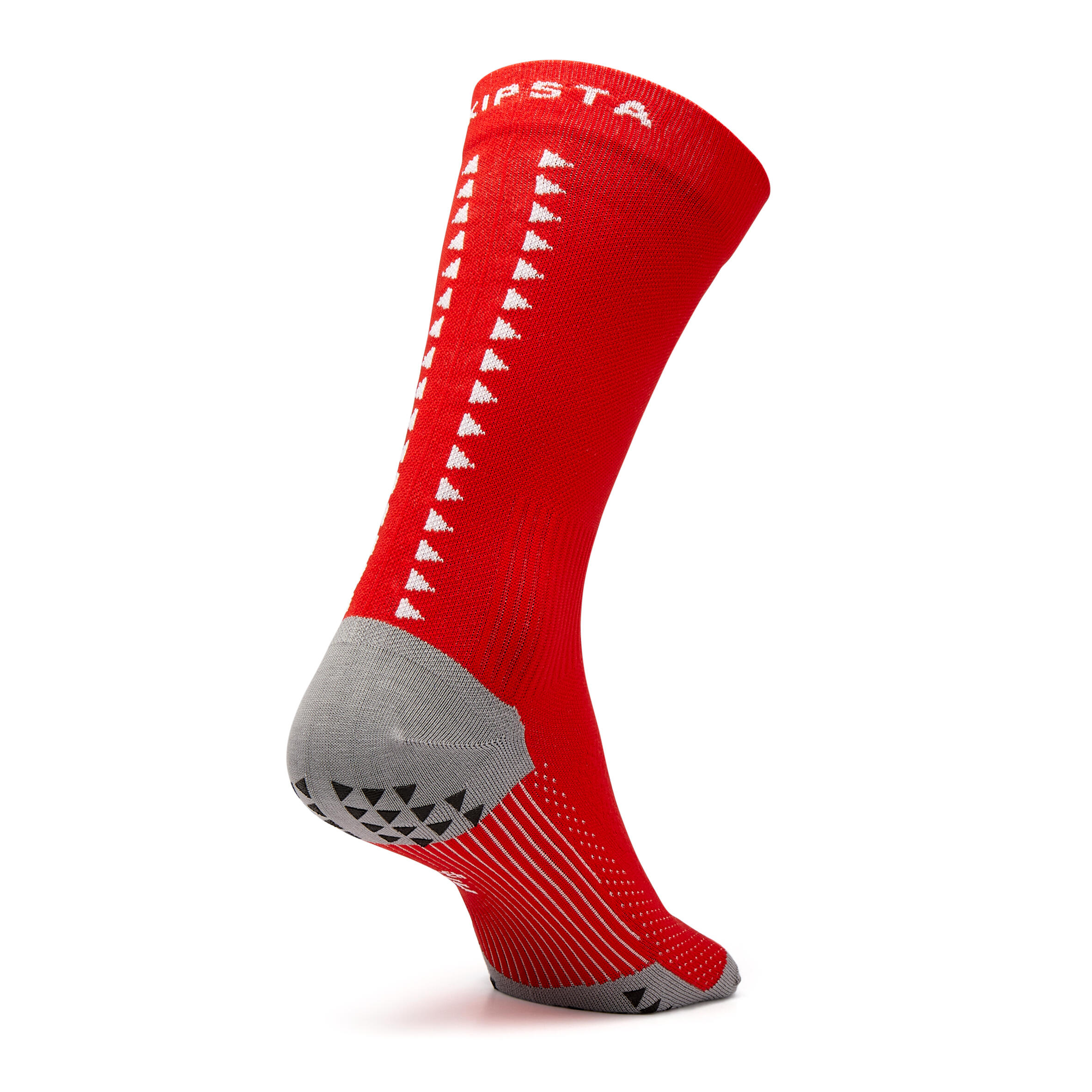 Short Grippy Football Socks Viralto MiD - Red 2/5