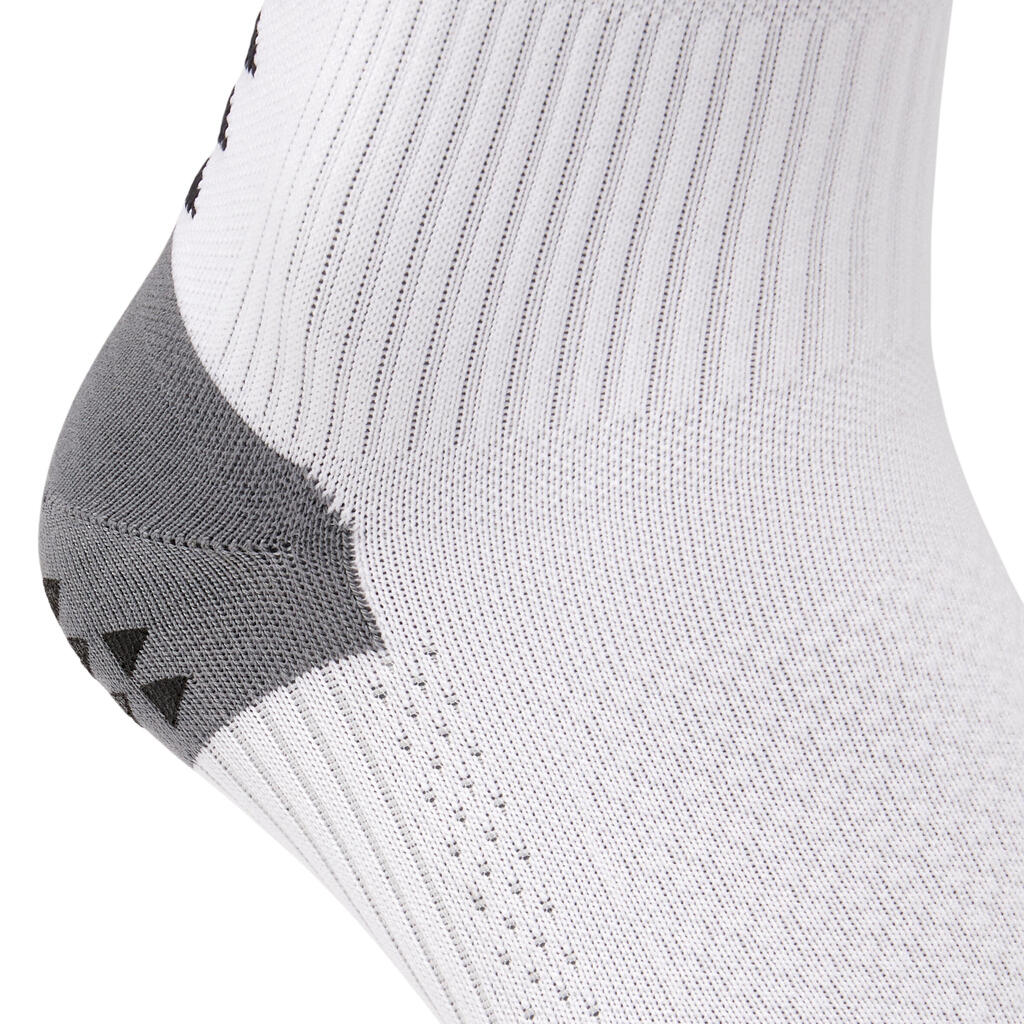 CHAUSSETTES DE FOOTBALL COURTES ADHERENTES VIRALTO II MiD BLANC