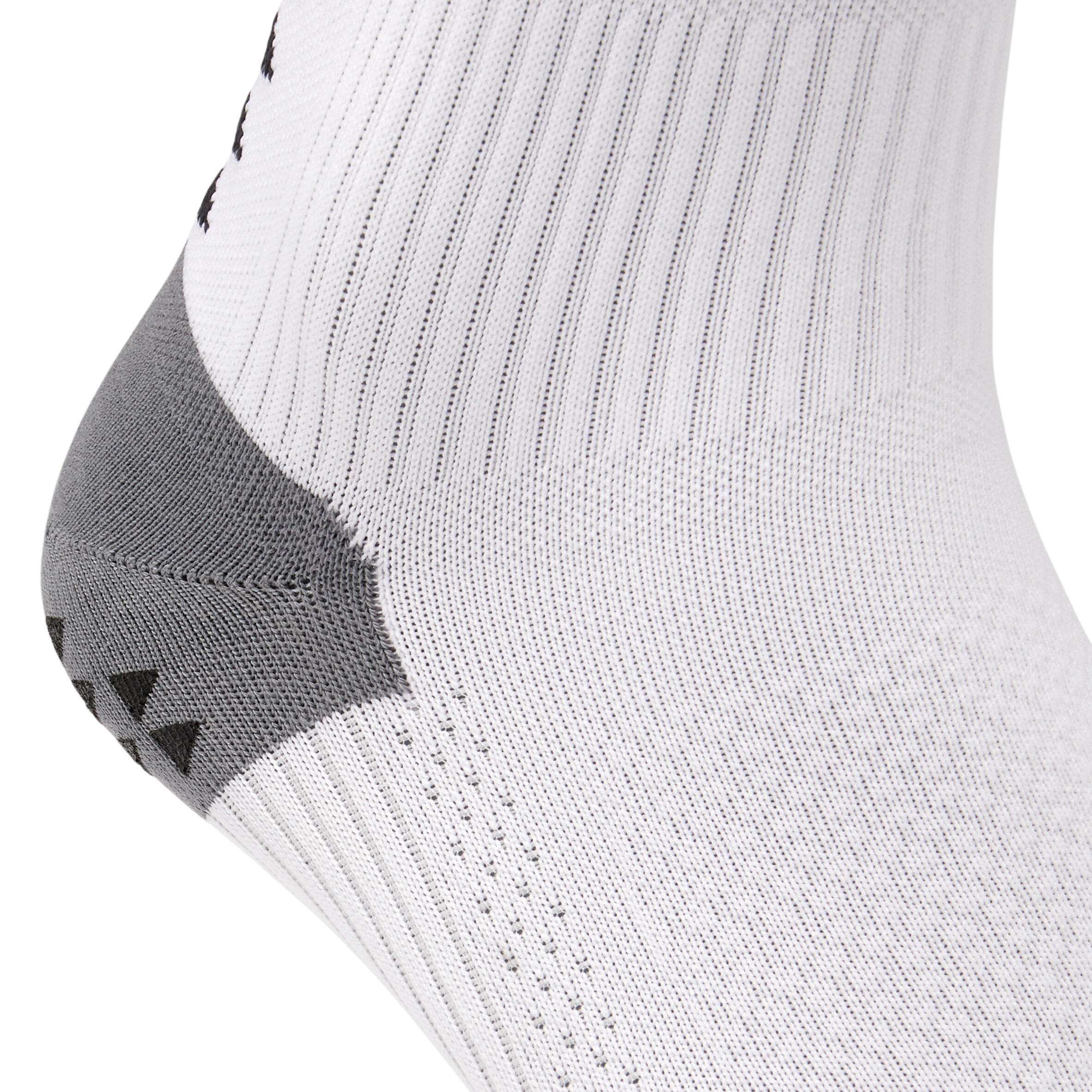 Short Grippy Football Socks Viralto MiD - White 4/5