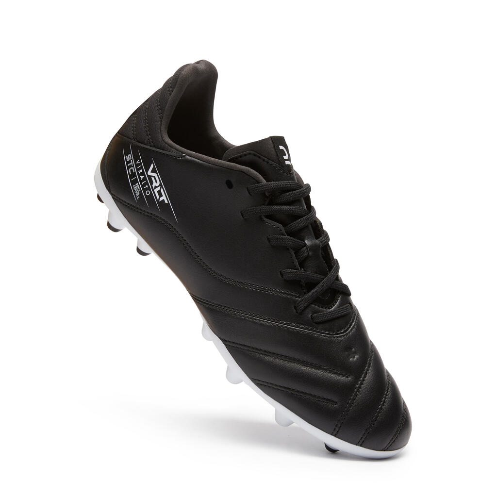 Leather Football Boots Viralto II MG - Black