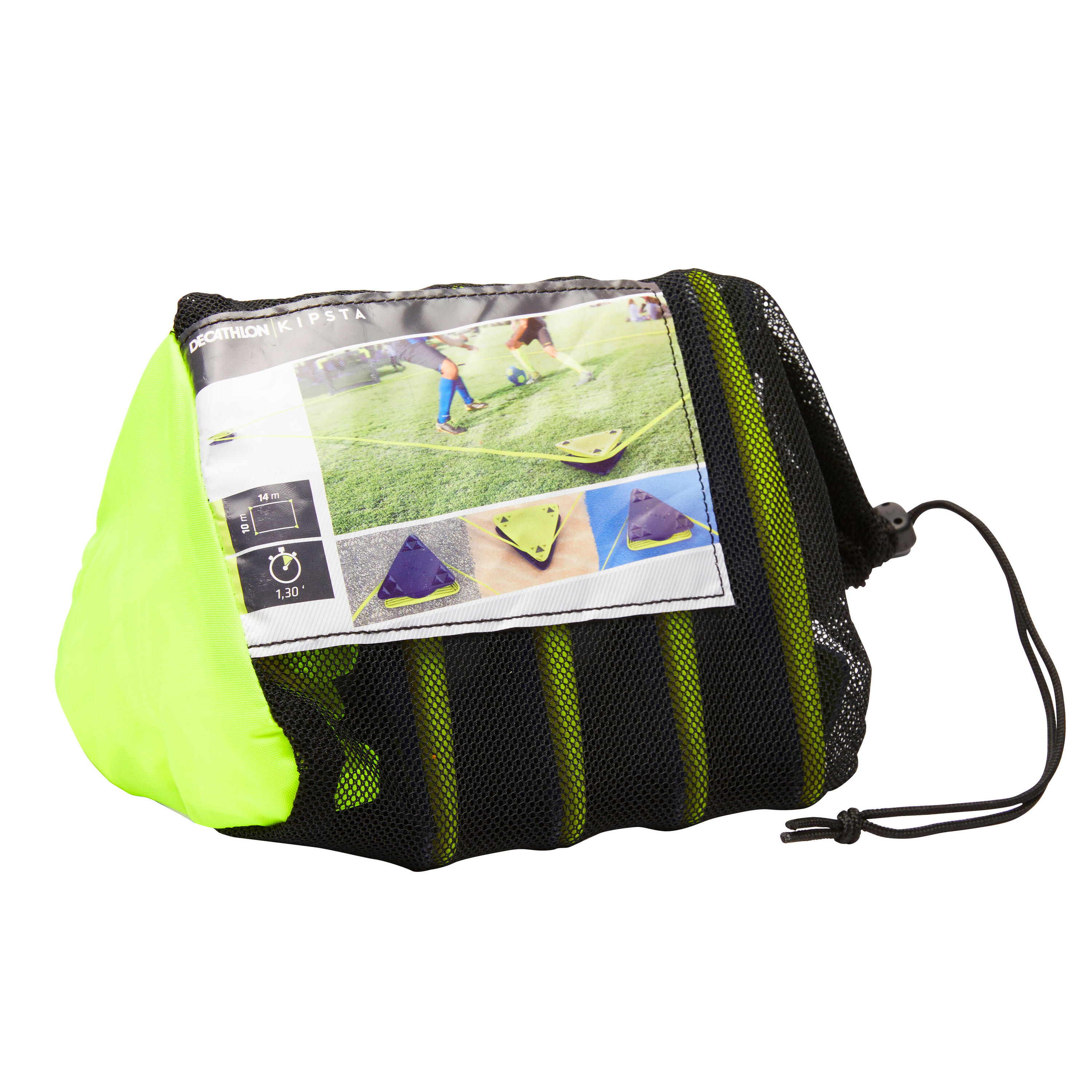 Delimitador de terreno Essential amarillo y azul  5/9