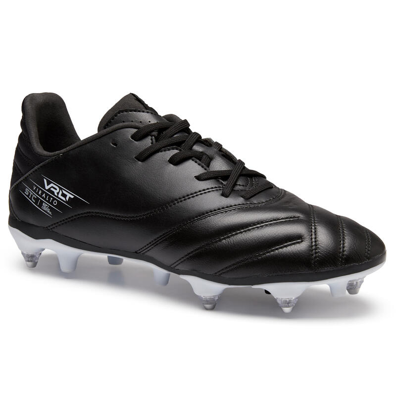 Leather Football Boots Viralto II SG - Black