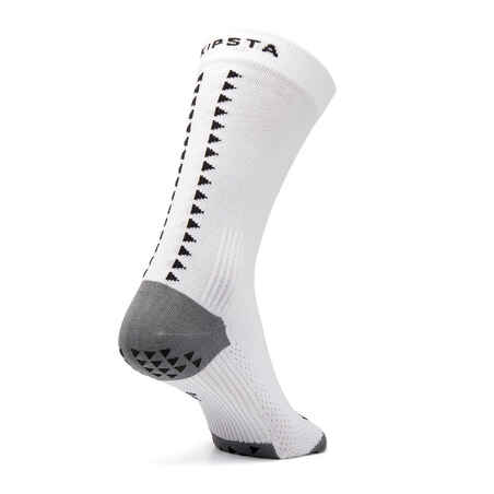 Short Grippy Football Socks Viralto MiD - White