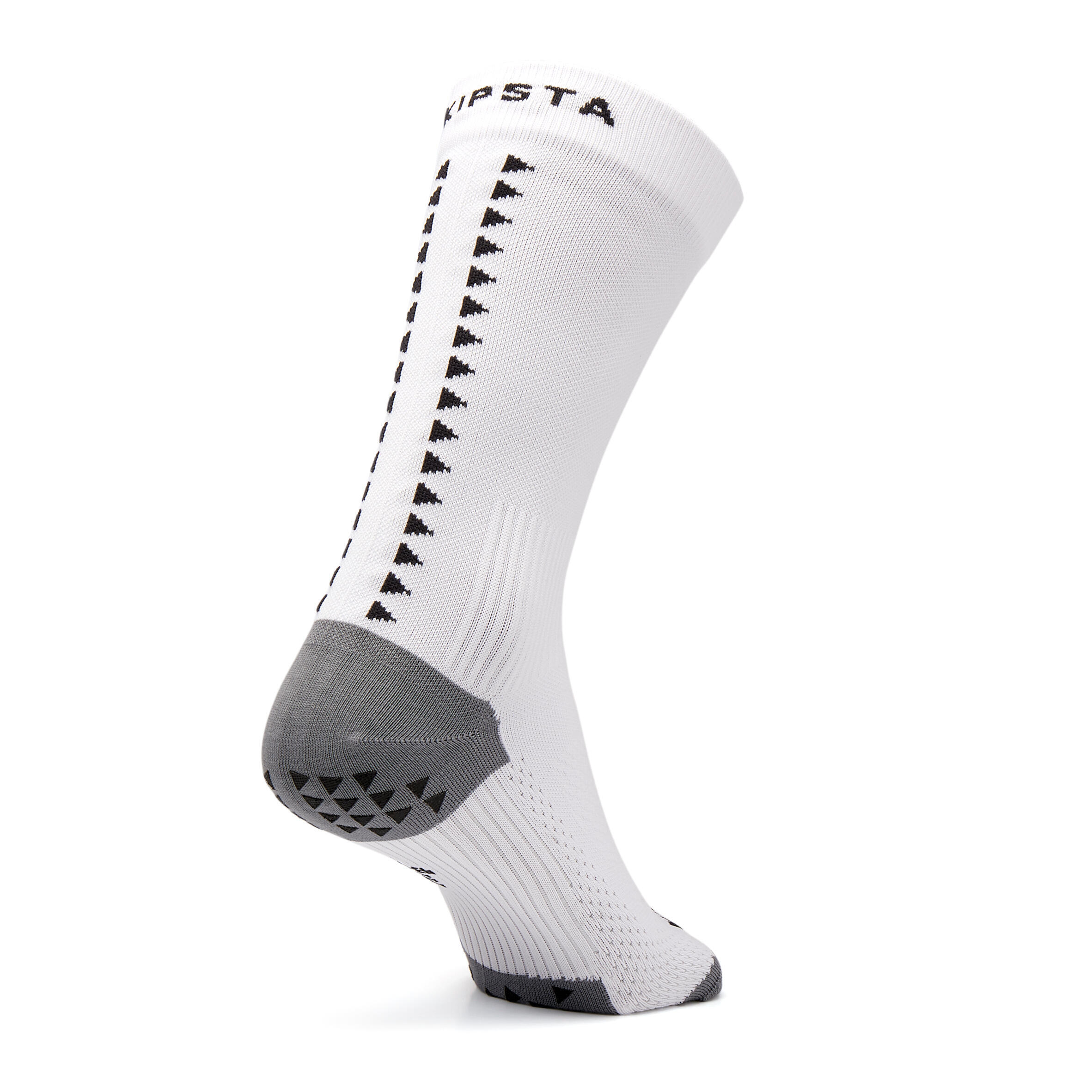 Short Grippy Football Socks Viralto MiD - White 2/5