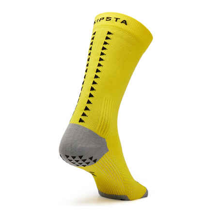 Mid-Rise Grippy Football Socks Viralto MiD II - Yellow