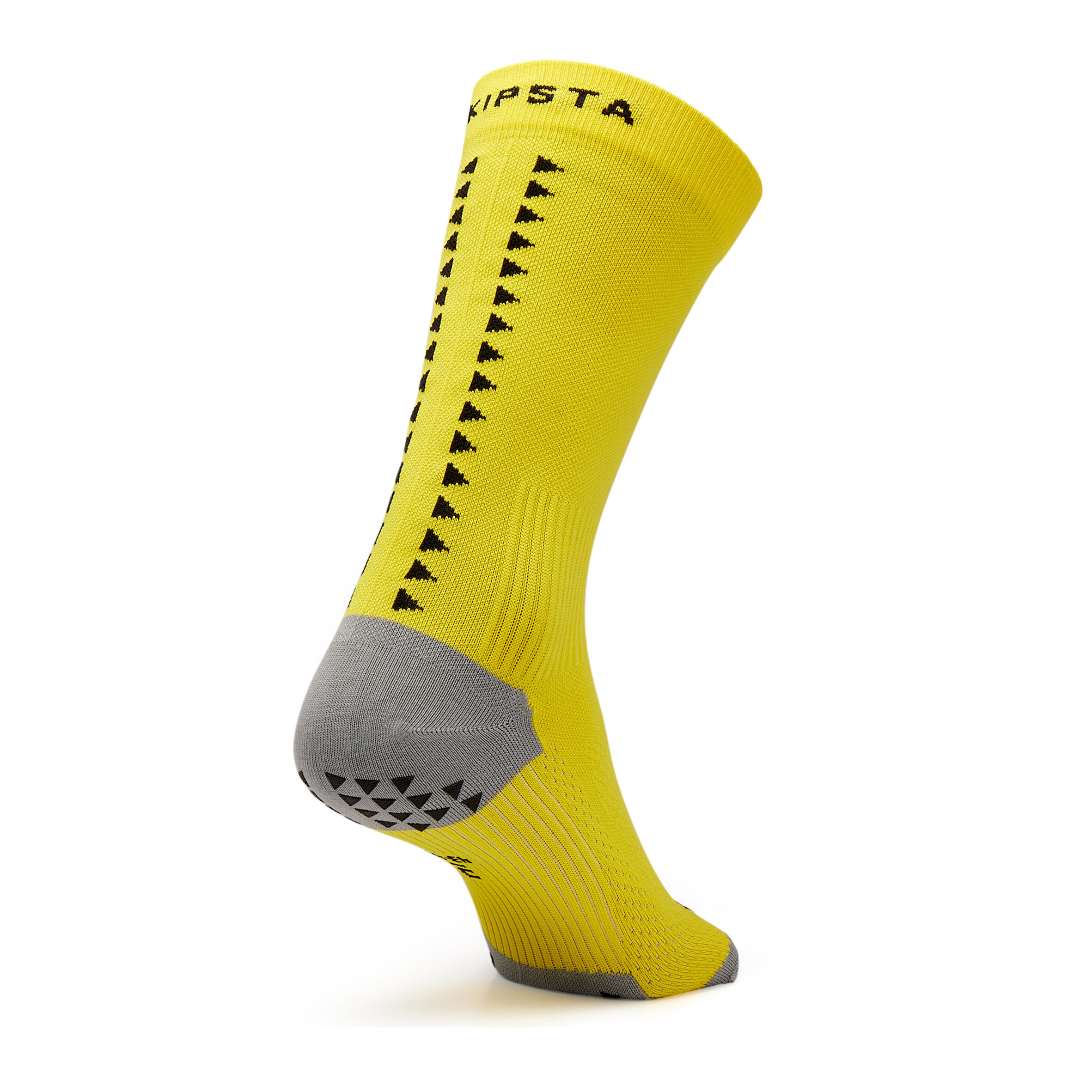 Mid-Rise Grippy Football Socks Viralto MiD II - Yellow 2/5