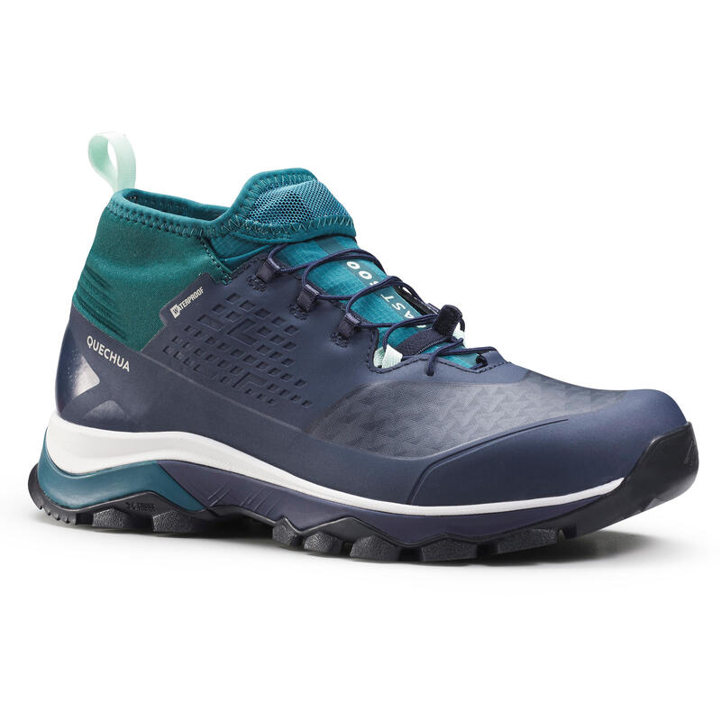 Waterdichte en ultralichte schoenen voor fast hiking dames FH500