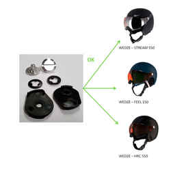 Feel 150/Stream 550/HRC 550 ski helmet screw kit