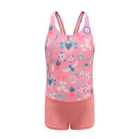 VEGA Shorty 100 Girl's Swimsuit - Coral Pink