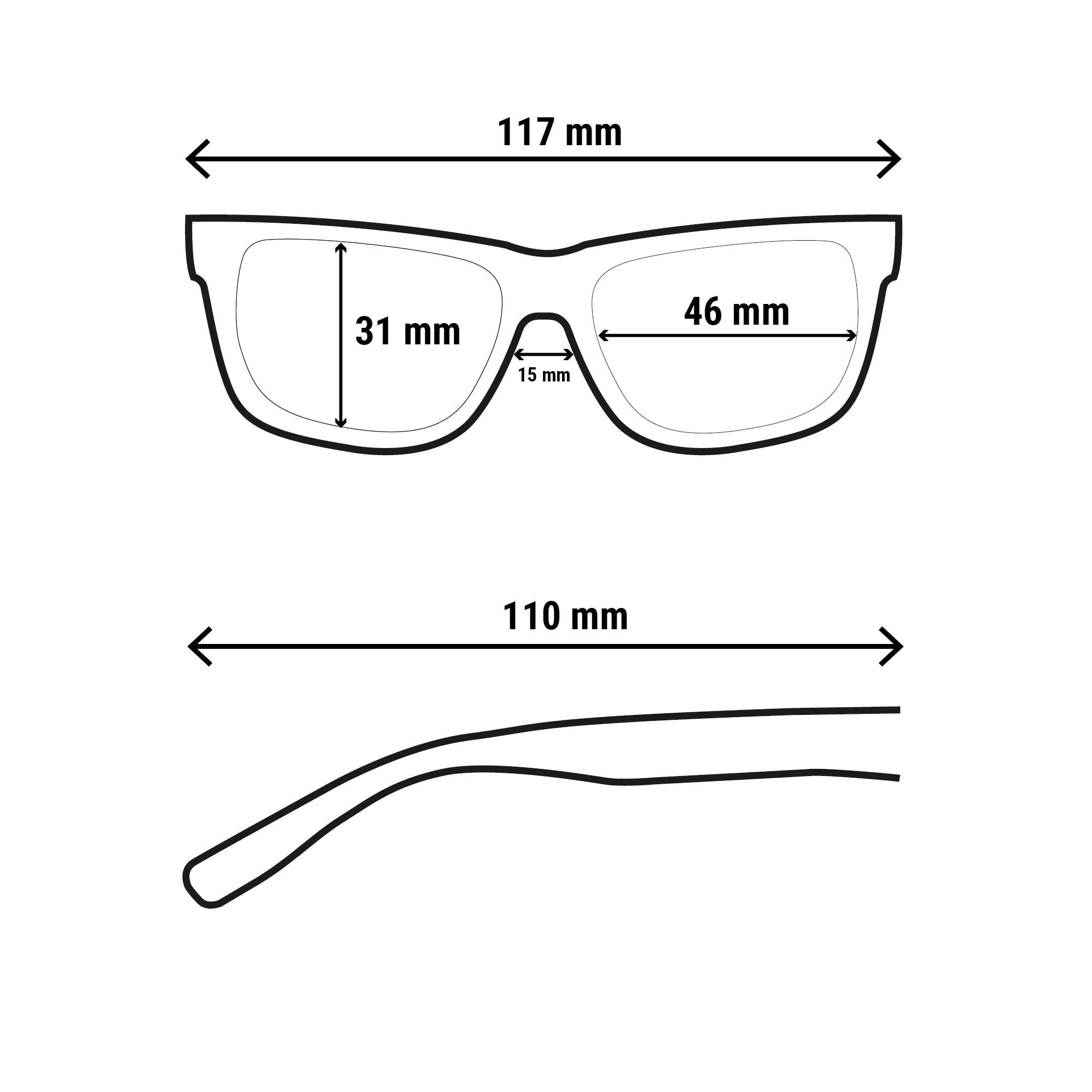 MH 120 category 4 hiking sunglasses - Kids - QUECHUA