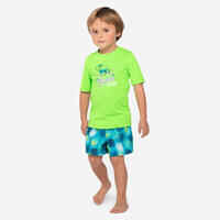 Boy's swim shorts - 100 shadow green