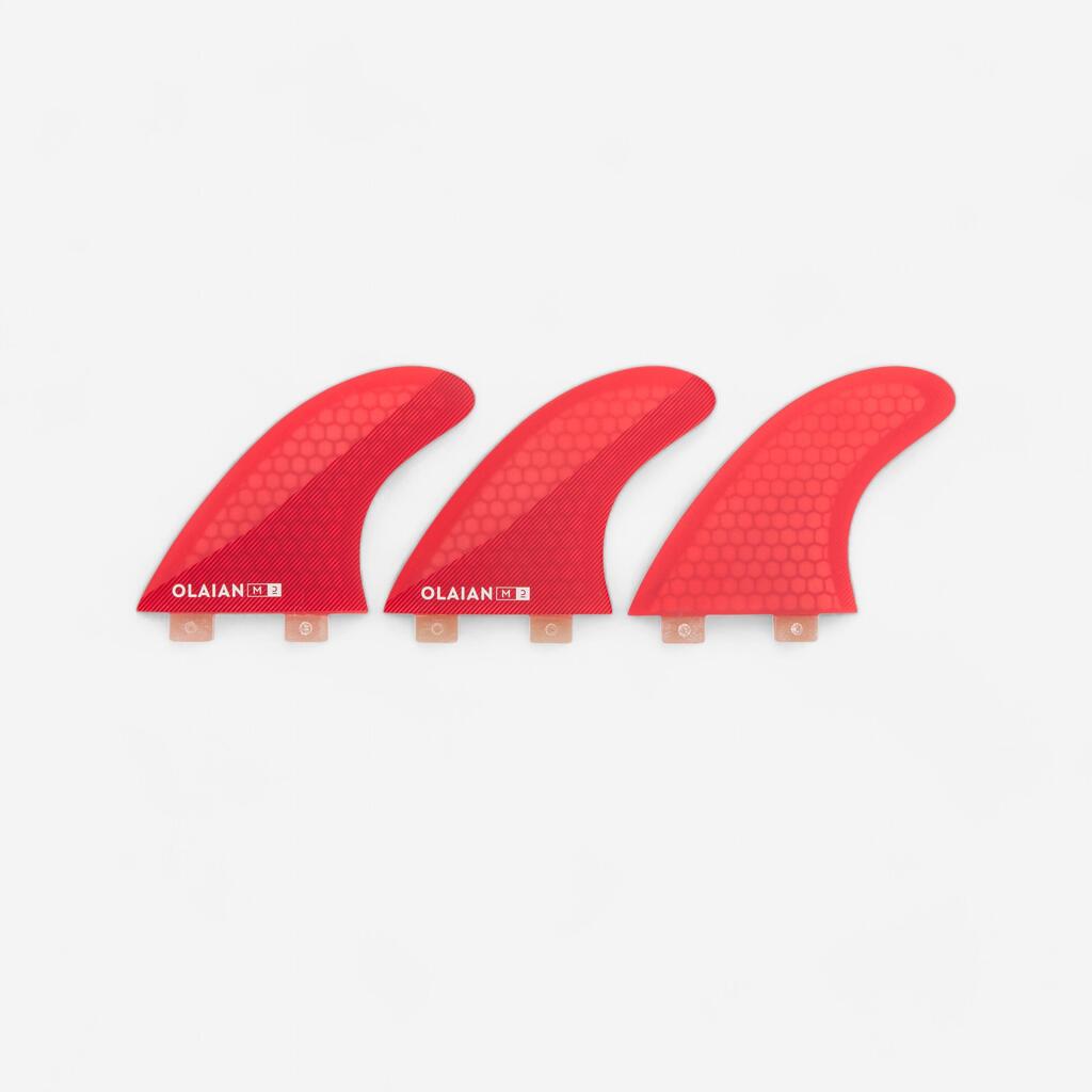 Three 900 4”5 composite fins for the FCS box