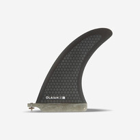 Плавник для серфинга из композитного волокна 8" LONGBOARD черный Olaian