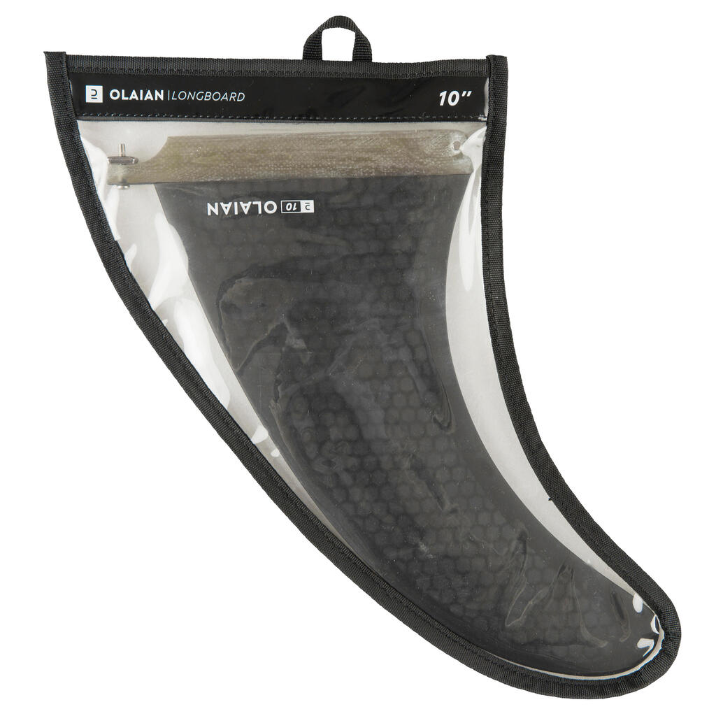 900 10” Composite Fin for Longboard. US-type Box.