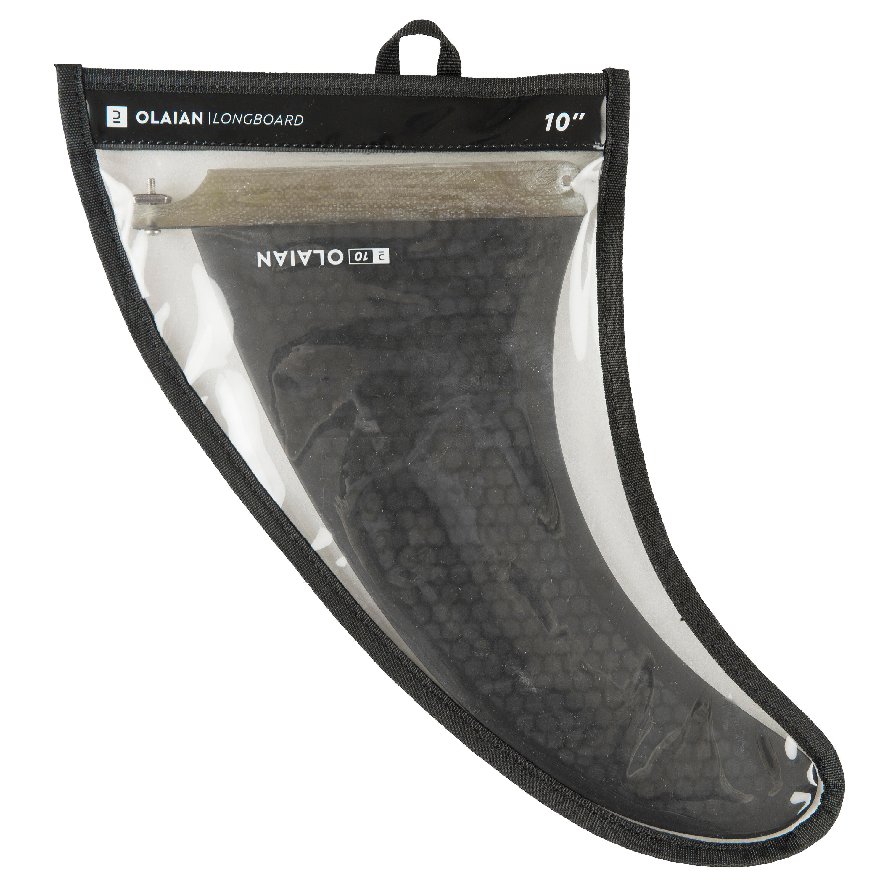 900 10” Composite Fin for Longboard. US-type Box. 2/3