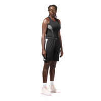 Women's Intermediate Sleeveless Basketball Base Layer Jersey - Black