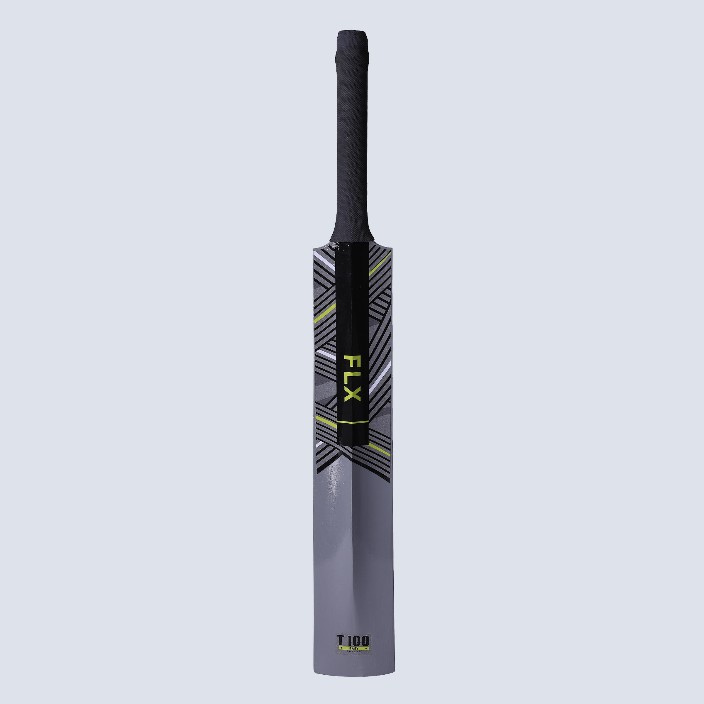 Kids Cricket Tennis Ball Cricket Bat T100 Easy Grey