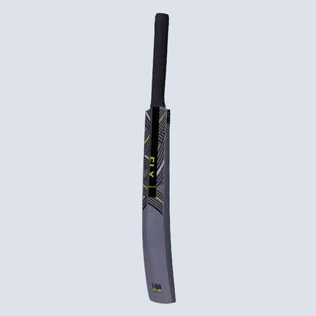 T 100 EASY KIDS TENNIS BALL CRICKET BAT GREY