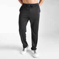 MEN'S CRICKET STRAIGHT FIT TROUSER CTS 500 BLACK