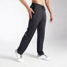 Men's Cricket Trouser CTS 500 Straight Fit Comfortable & Breathable Black