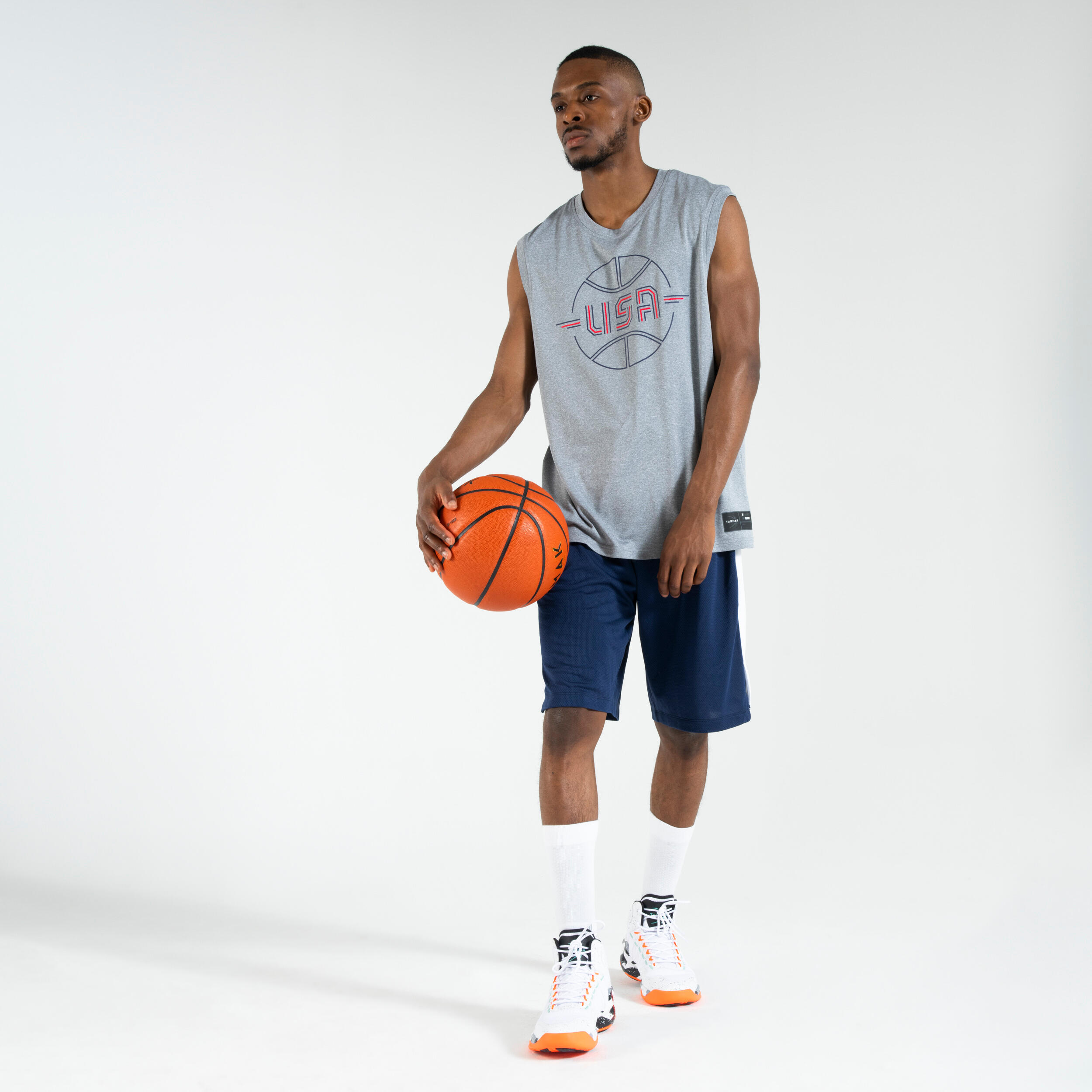 Unisex Basketball Shorts SH500 - Blue