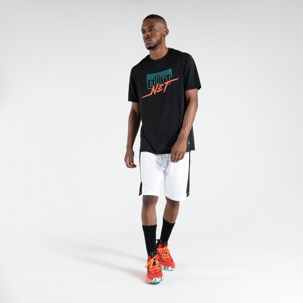 SHORT BASKETBALL HOMME / FEMME - SH500 BLANC