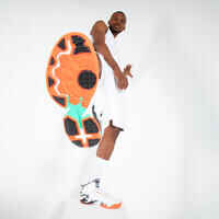 Basketballschuhe Shield 500 Damen/Herren grau/orange